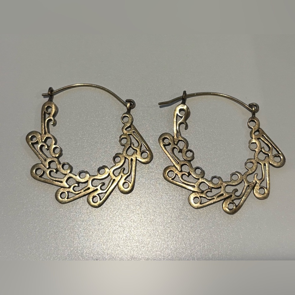 Elegant Gold Hoop Earrings